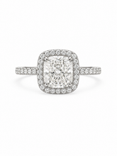 Load image into Gallery viewer, Princess Cut Diamond Engagement Ring