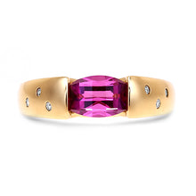 Load image into Gallery viewer, Rhodolite Garnet and Diamond Ring