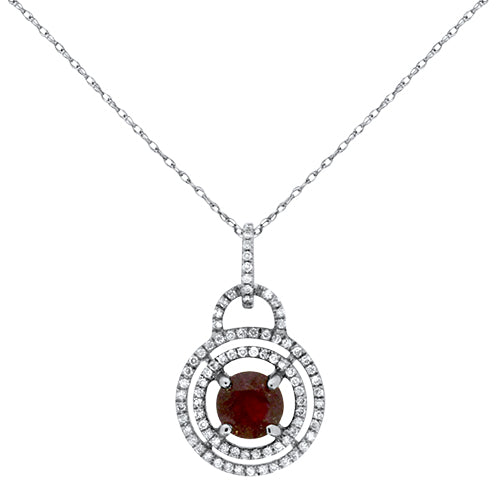 Ruby & Diamond Necklace
