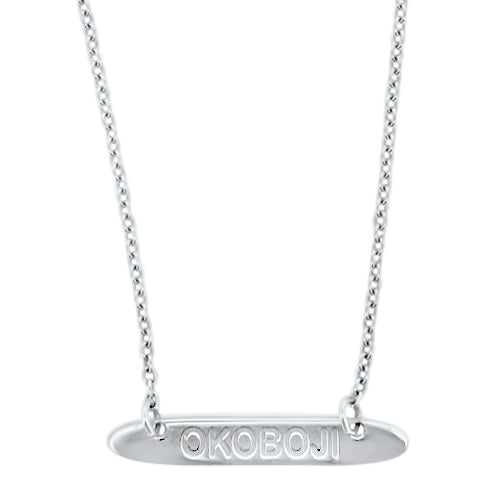 Sterling Silver OKOBOJI Necklace