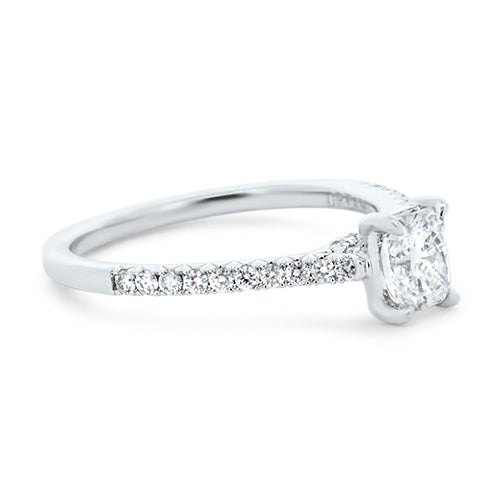 Radiant-Shaped Diamond Engagement Ring