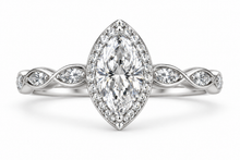 Load image into Gallery viewer, Marquise Diamond Engagement Ring
