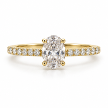 Load image into Gallery viewer, Oval Diamond Engagement Ring
