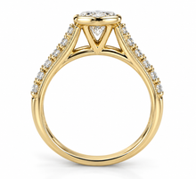 Load image into Gallery viewer, Bezel Set Marquise Diamond Engagement Ring
