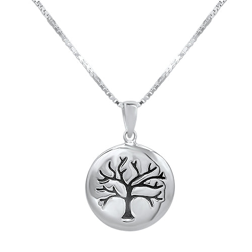 Sterling Silver Tree Pendant