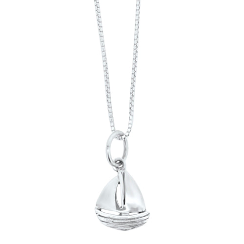 Okoboji Sterling Silver Sailboat Pendant
