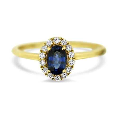 Sapphire and Diamond Ring