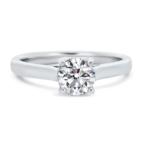 Round-Shaped Solitaire Engagement Ring