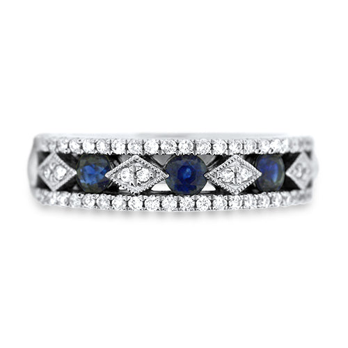Sapphire and Diamond Ring