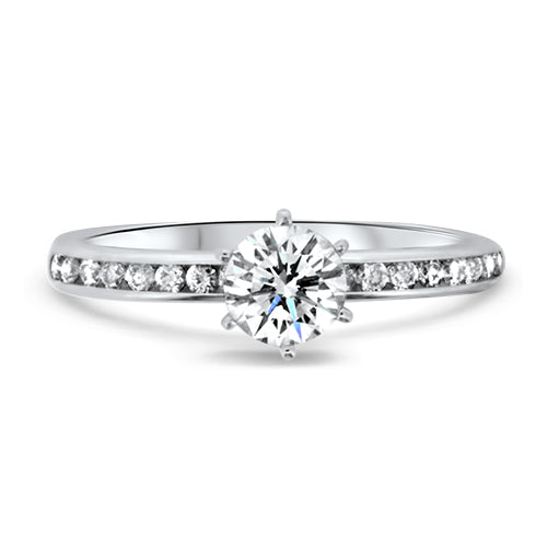 Round Brilliant Cut Diamond Engagement Ring