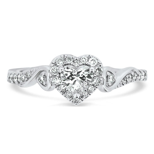 Diamond Heart Ring