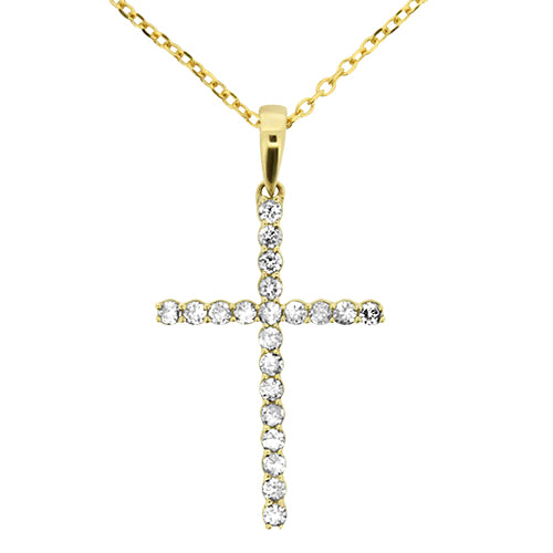 Diamond Cross Pendant