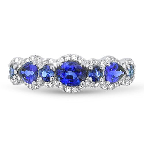 Sapphire and Diamond Ring