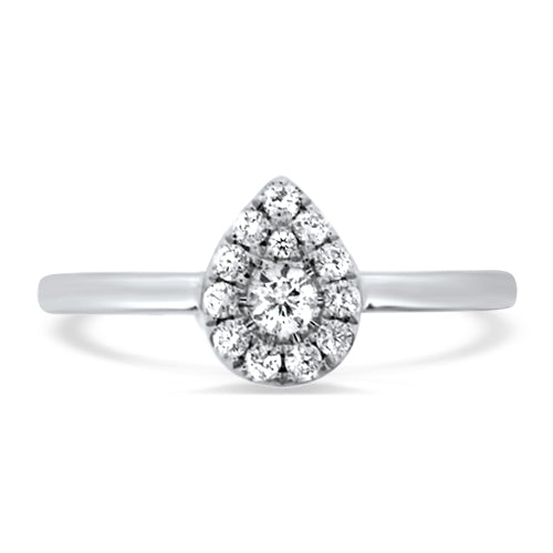 Diamond Pear Shape Ring