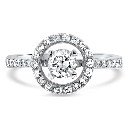 White Gold Diamond Engagement Ring