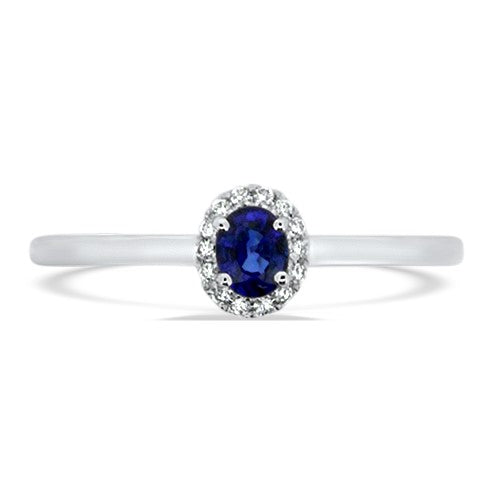 Sapphire and Diamond Ring