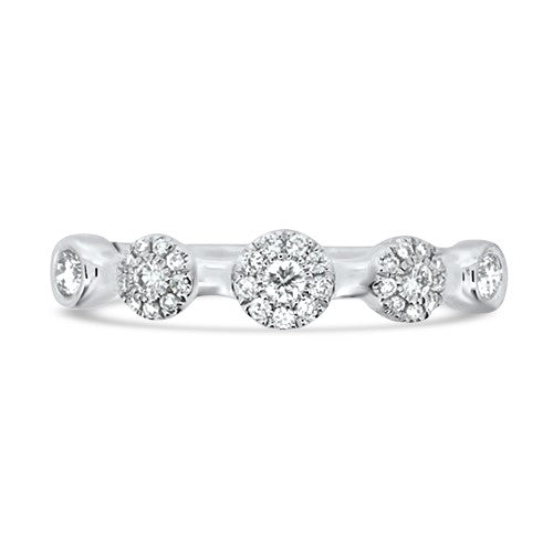 White Gold Diamond Stacker