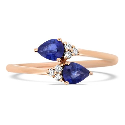 Sapphire and Diamond Ring