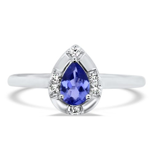 Tanzanite and Diamond Ring