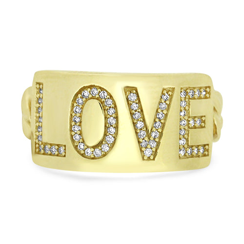 Diamond Love Ring