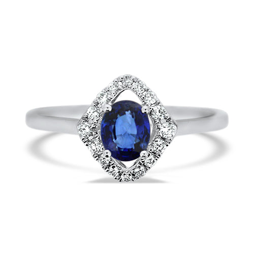 Sapphire and Diamond Ring