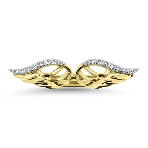 Angel Wing Diamond Ring