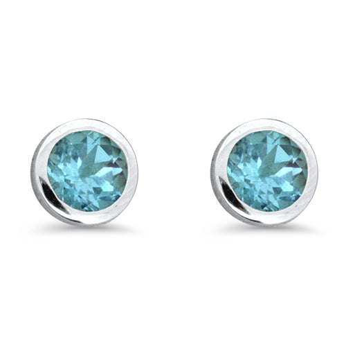 Blue Topaz Earrings