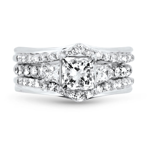 Diamond Engagement Ring with Wrap