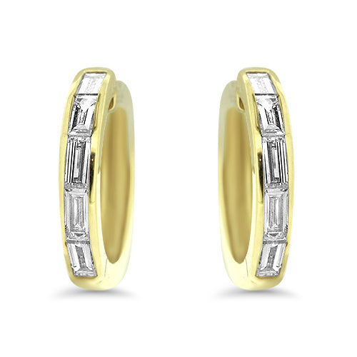 Banquette Diamond Hoops