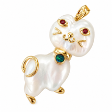 Load image into Gallery viewer, Cat Pearl Pendant
