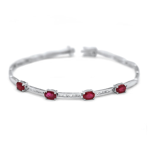 Ruby and Diamond Bracelet