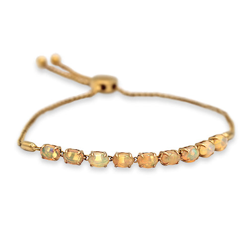 Adjustable Opal Bracelet
