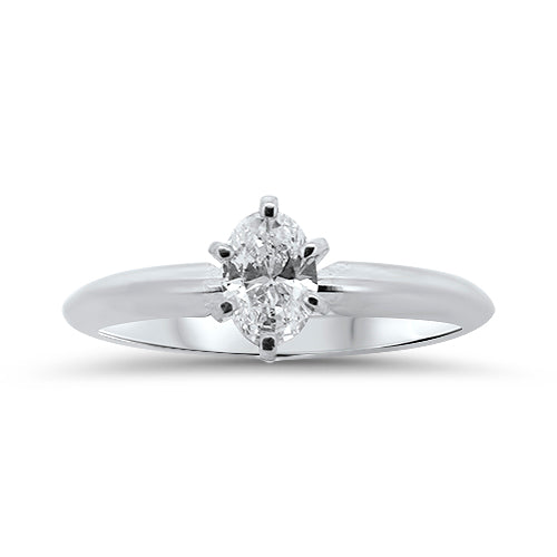 Oval Diamond Engagement Ring