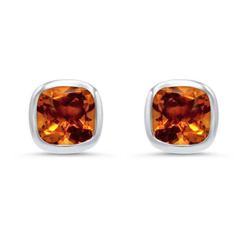 Citrine Stud Earrings