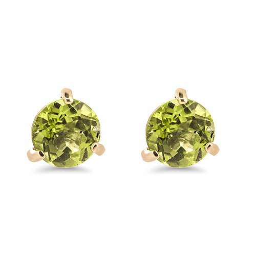 Peridot Stud Earrings