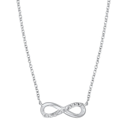 Diamond Infinity Necklace