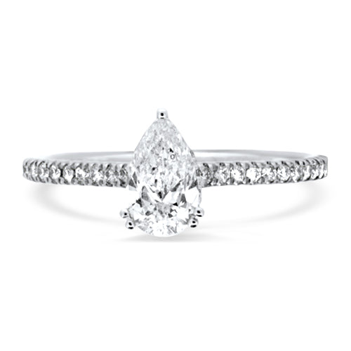 Pear Diamond Engagement Ring