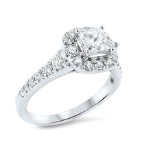 Load image into Gallery viewer, Princess Cut Diamond Engagement Ring
