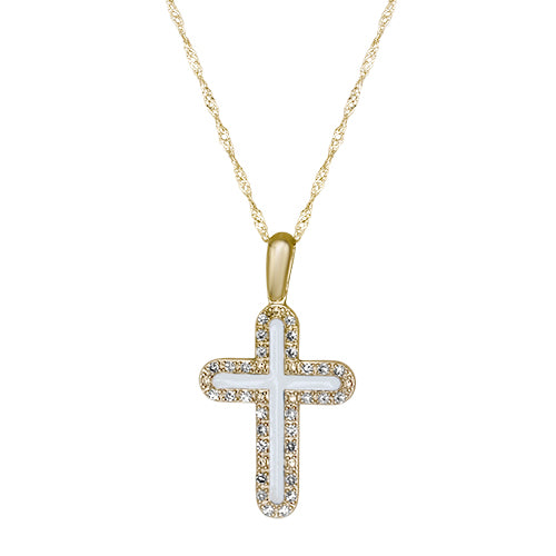 Diamond Cross Pendant
