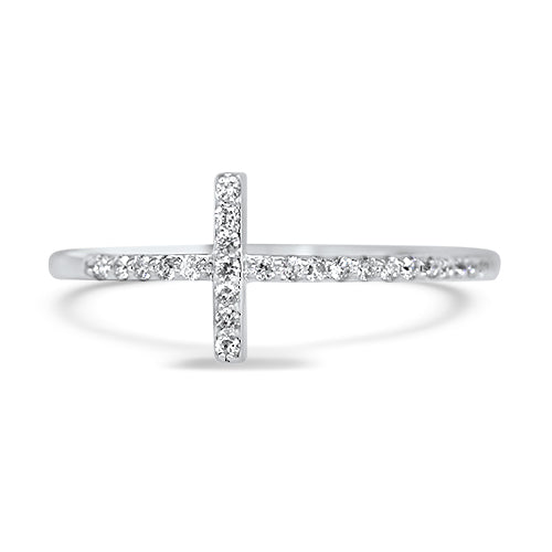 Diamond Cross Ring