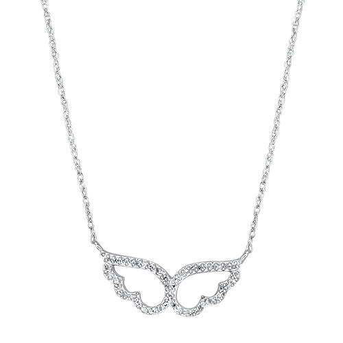 Diamond Wing Necklace