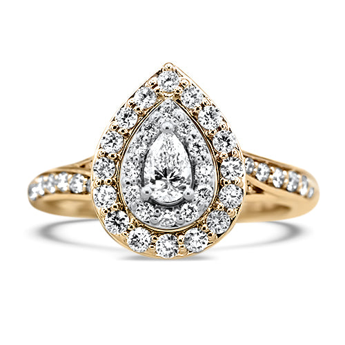 Pear Diamond Engagement Ring