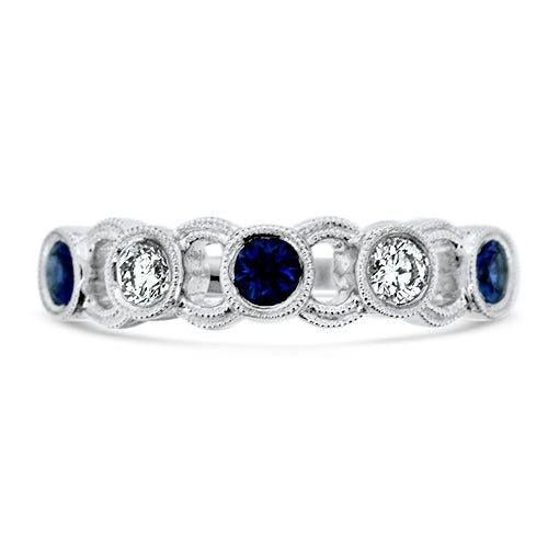 Sapphire and Diamond Ring