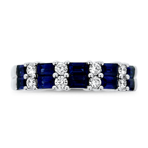 Sapphire and Diamond Ring