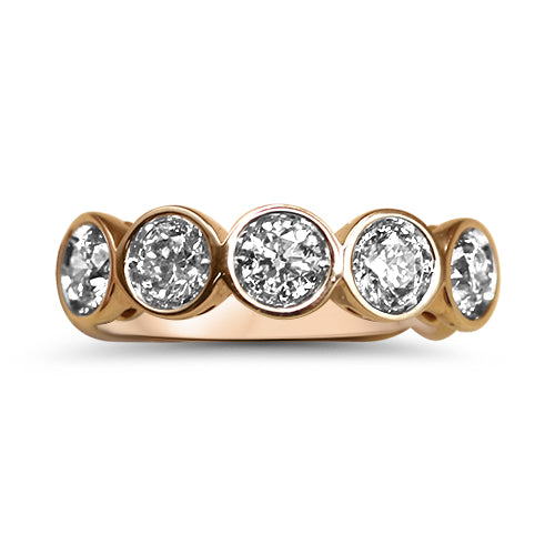 Bezel Set Diamond Ring