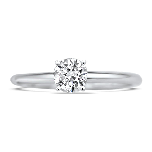 Round Solitaire Engagement Ring