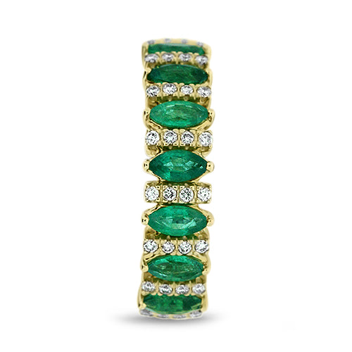 Emerald and Diamond Ring