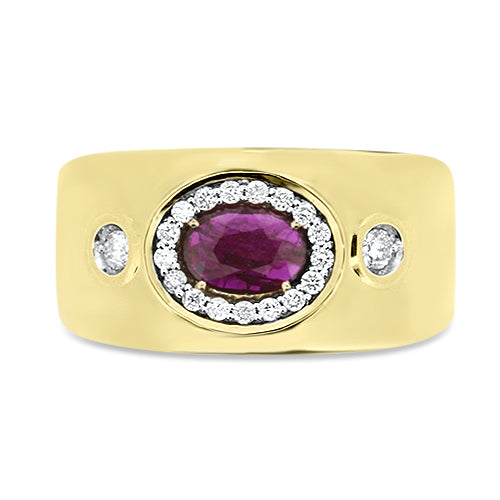Ruby and Diamond Ring
