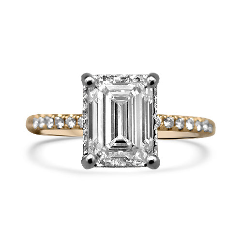 Emerald Cut Diamond Engagement Ring