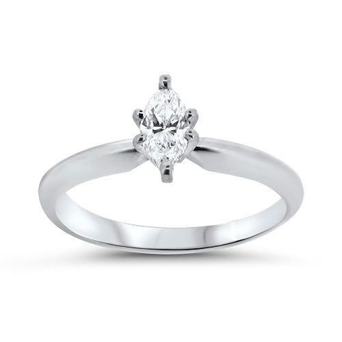 Marquise Cut Diamond Engagement Ring
